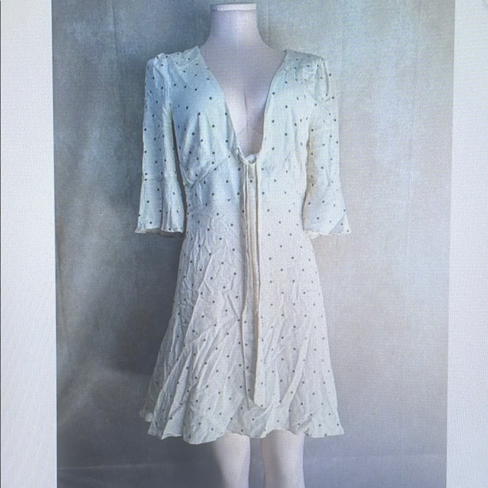White Polka Dot Dress